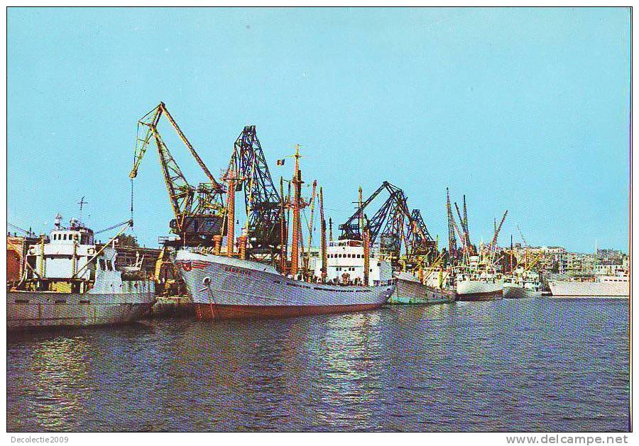 Zs1982 Bateaux Ship Constanta Harbour  Used 1969 Perfect Shape - Chiatte, Barconi