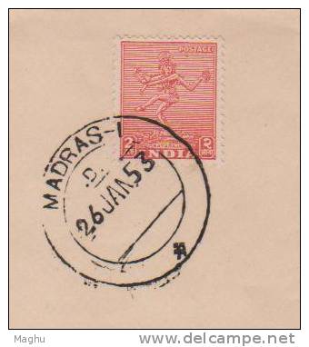 India 26.JAN.53, Parliment House, 3rd Republic Anniversary 1953 - Briefe U. Dokumente