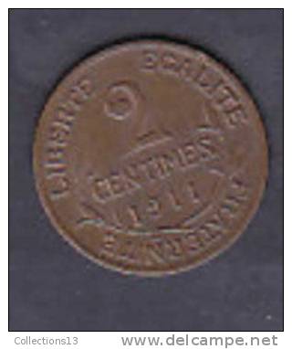 FRANCE - 2 Cts Dupuis - 3 Eme Republique - 1911  TTB - 2 Centimes