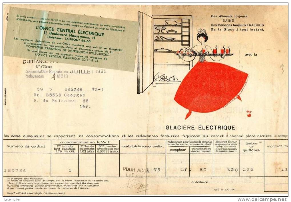 C.P.D.E 1932 - Elektriciteit En Gas