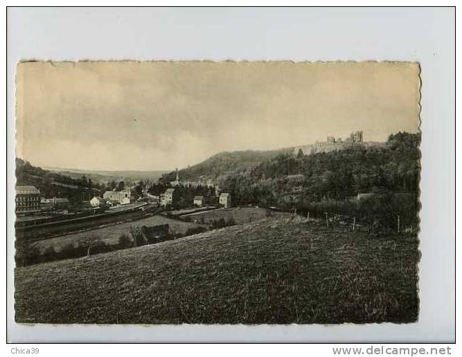 010985  -  Theux - Franchimont  -  Panorama Du Marché, Des Ruines Et Du Hôme Des Enfants - Theux