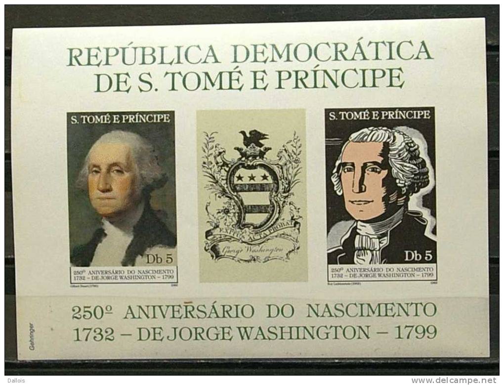 Saint Thomas & Prince - 1982 - George Washington - Neuf - Non Dentelé - George Washington