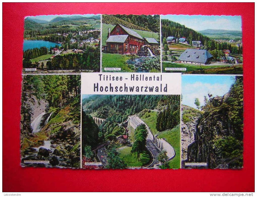 CPSM -ALLEMAGNE-TITISEE -HÖLLENTAL HOCHSCHWARZWALD - Titisee-Neustadt