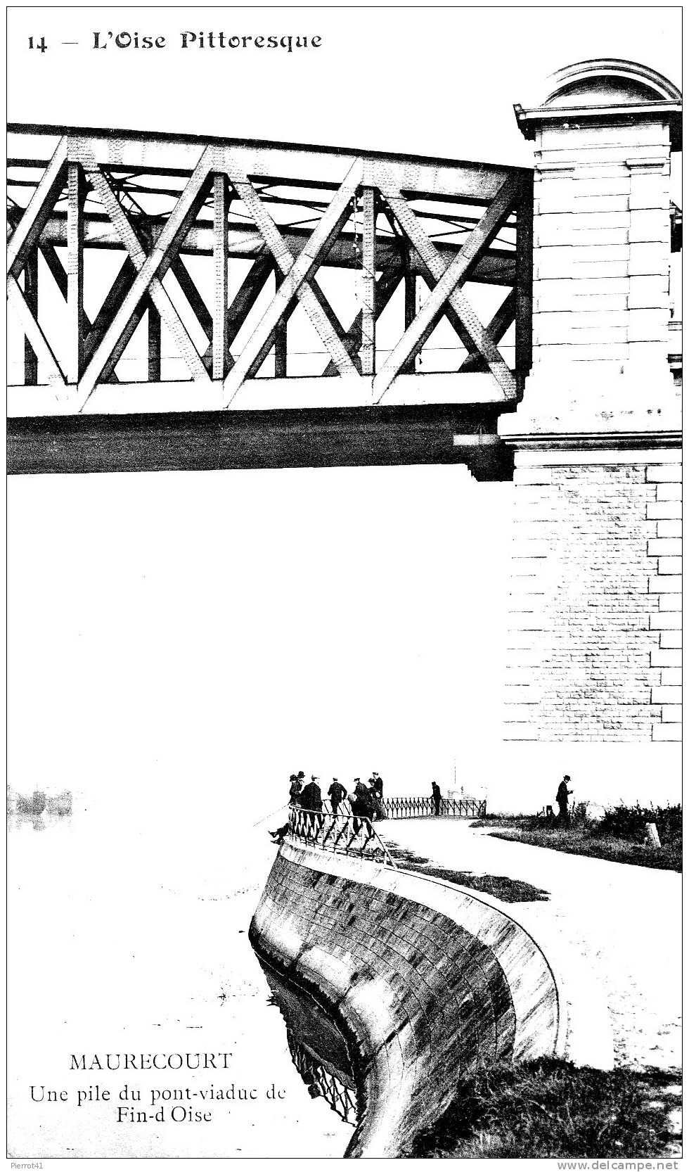 Une Pile Du Pont Viaduc De Fin D'Oise - Maurecourt