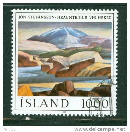 Iceland 1978  1000k Lava Near Mt. Hekla  #511 - Used Stamps