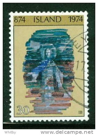 Iceland 1974 30k The Settlement Tapestry #467 - Used Stamps