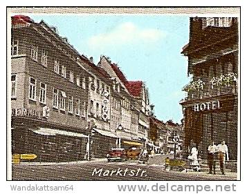 AK EINBECK / HAN. Mehrbild 9 B Marktplatz Postamt Rathaus 31.8.71 - 14 3352 EINBECK mc nach DDR 61 Meiningen / Thüringen