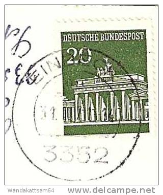 AK EINBECK / HAN. Mehrbild 9 B Marktplatz Postamt Rathaus 31.8.71 - 14 3352 EINBECK mc nach DDR 61 Meiningen / Thüringen