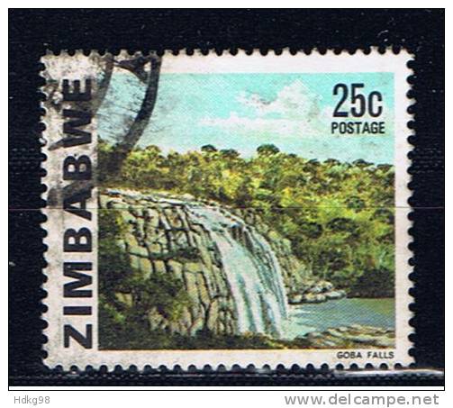 ZW Simbabwe 1980 Mi 238 Wasserfall - Zimbabwe (1980-...)