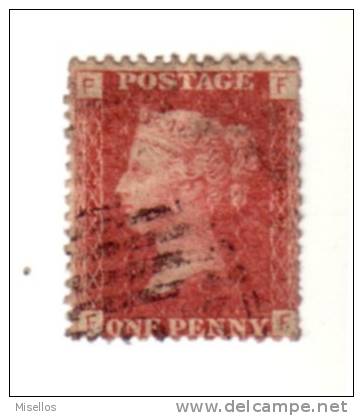 1858-64 Nº 26 Rojo 1p. Plancha 122 PFFP - Usados