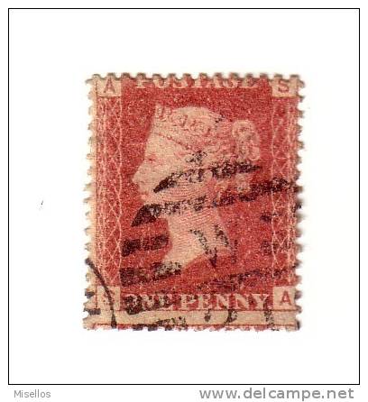 1858-64 Nº 26 Rojo 1p Plancha 101 ASSA. - Used Stamps