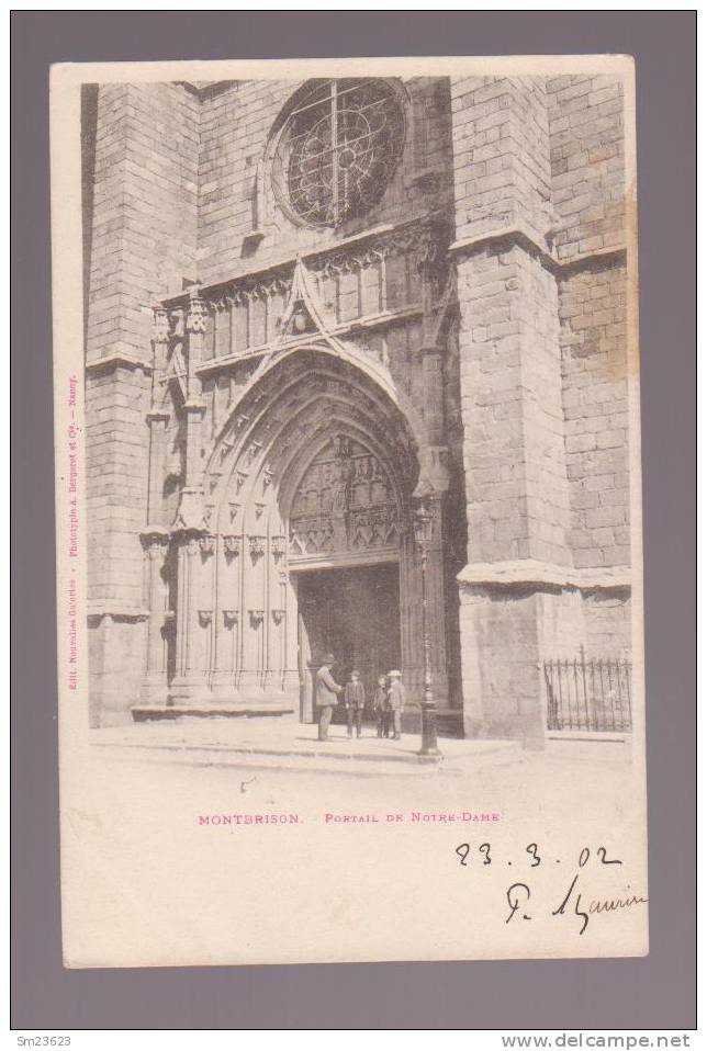 Montbrison (G355)  Portail De Notre-Dame  - 1902 - - Montbrison