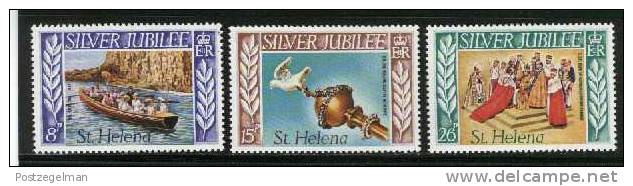 ST. HELENA 1977 MNH Stamps QEII Silver Jubilee 298-300 - Royalties, Royals