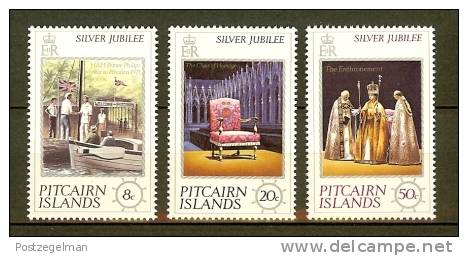 PITCAIRN 1977 MNH Stamps QE II Silver Jubilee 160-162 - Familles Royales