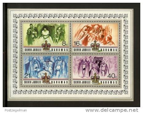 BAHAMAS 1977 MNH Block QE II Silver Jubilee Ms492 - Royalties, Royals