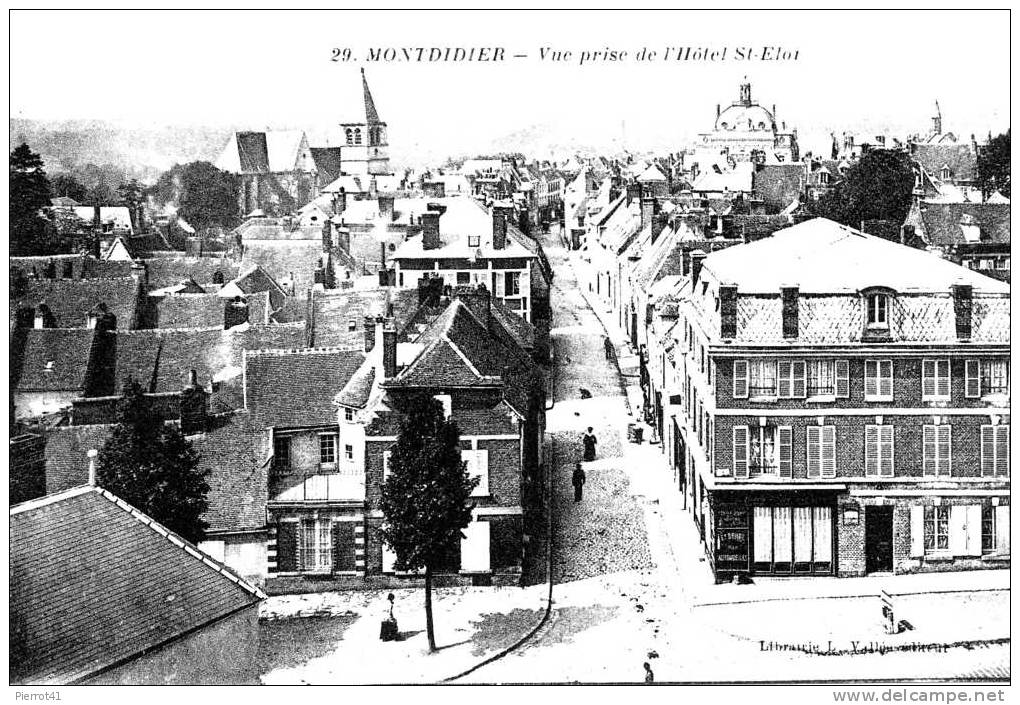 Vue Prise De L'hôtel Saint Éloi - Montdidier