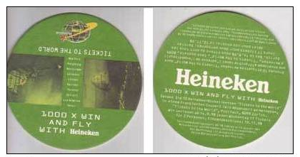 Heineken - Win And Fly - 1998 - Bierdeckel