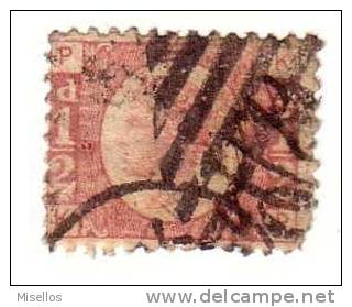 1870 Nº 49 Rojo Carmín 0,5 P. Plancha 8 PKKP Defecto Dientes. - Gebraucht