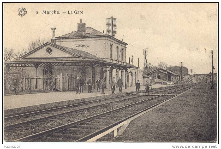 MARCHE EN FAMENNE 6900)  La Gare - Marche-en-Famenne