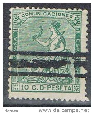 España  Alegoria 10 Cts,  Barrado Num 133s º - Used Stamps