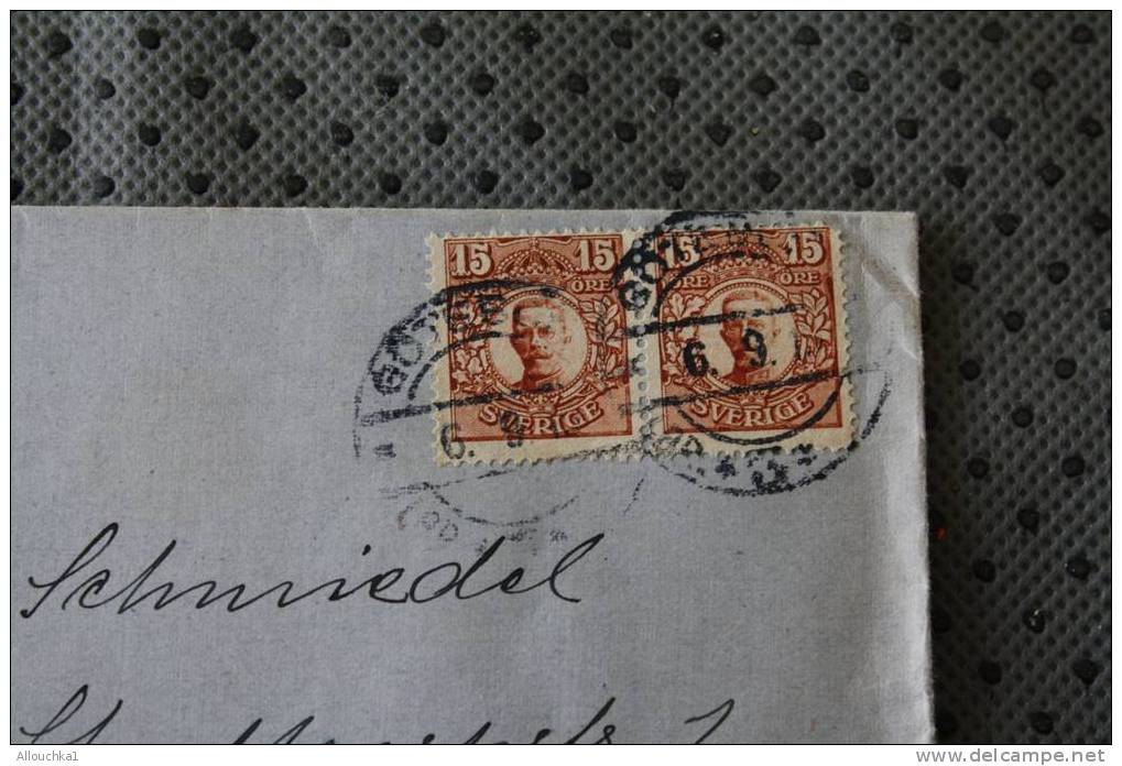 GOTEBORG SVERIGE SUEDE Suéde LETTRE LETTER MARCOPHILIA POUR MUTTERSTADTP/ MAGDEBURG  W. GERMANY ALLEMAGNE DEUSCHLAND - Storia Postale