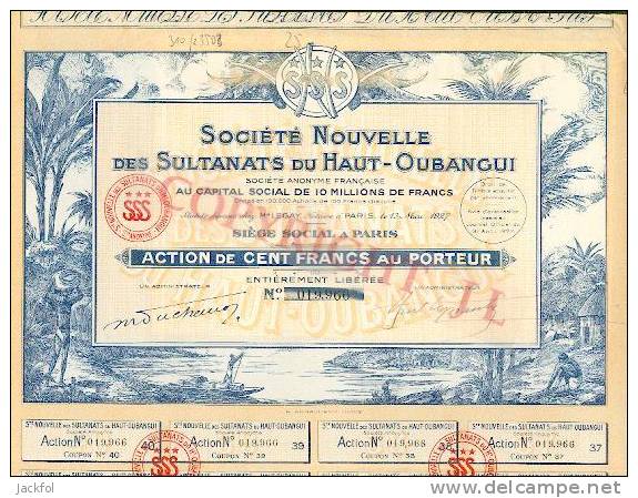 Soc. Nouvelle Des Sultanats Du Haut-Oubangui - Afrika