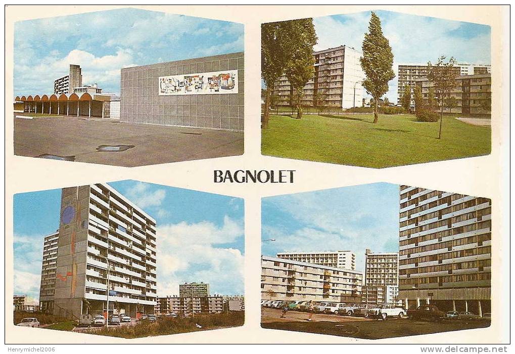 Bagnolet ( Seine Saint Denis) Multi Vues En 1971,ed Photogravure Raymon - Bagnolet