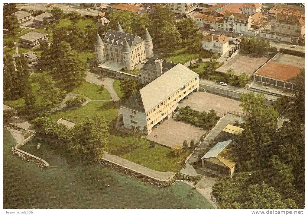 Evian Les Bains ( Haute Savoie) Vue Aérienne Du Lycée Anna De Noailles - Evian-les-Bains