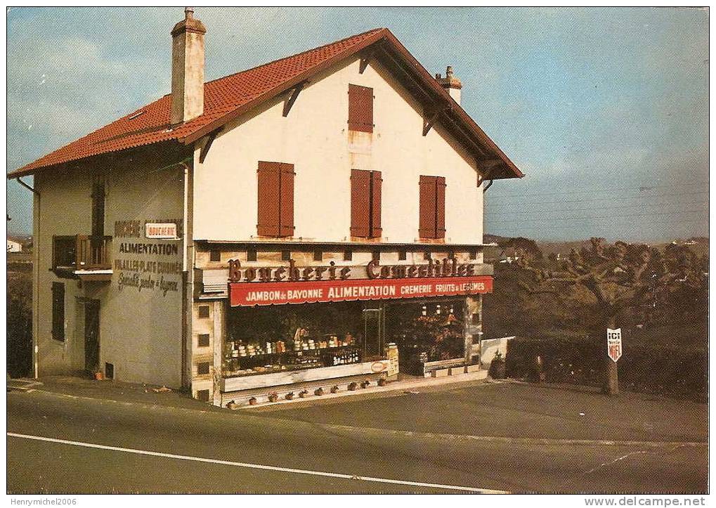 Bidart ( Pyrénées Atlantiques) Boucherie Charcuterie Alimentation " Albert Salle Mazou" Route N10 - Bidart