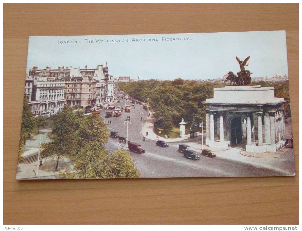 London Wellington Arch And Piccadilly, Cars, Photochrom Co - Piccadilly Circus