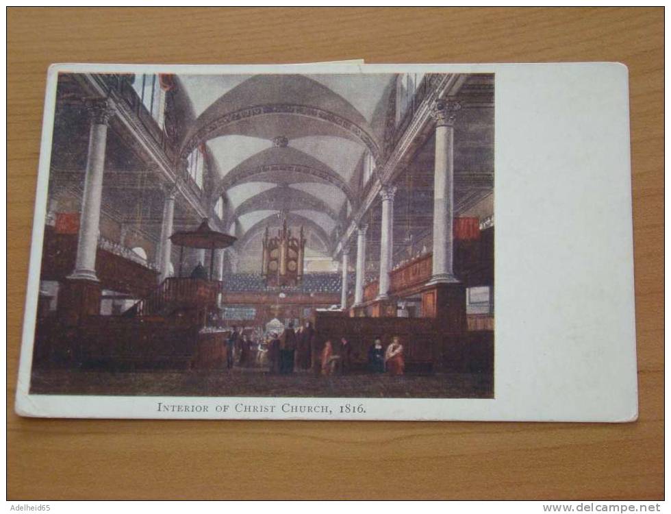 Interior Of Christ Church Christchurch 1816 - Other & Unclassified