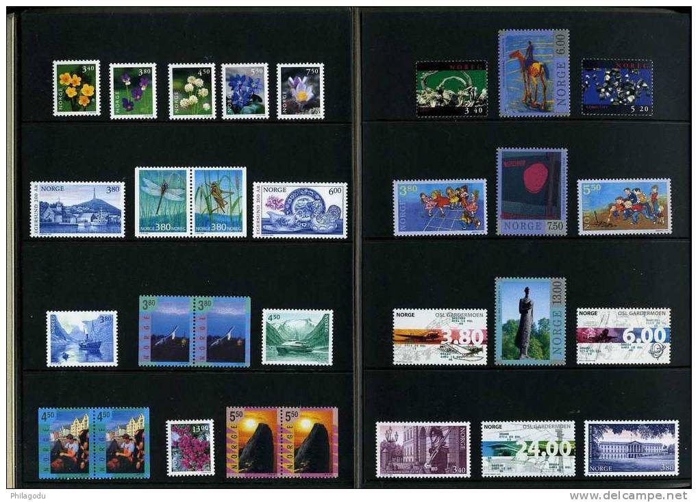 NORGE 1998   Année Complète Neuve ** Dans Le Présentoir De La Poste (avec Des Détails Sur Les Timbres) - Unused Stamps