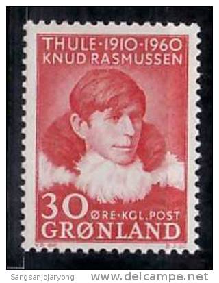 Greenland Sc47 Knud Rasmussen - Explorateurs & Célébrités Polaires