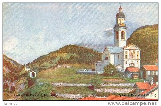 SUISSE-suisse - Ref B156- Eglise De Tiefencastel   - Carte Bon Etat - - Tiefencastel