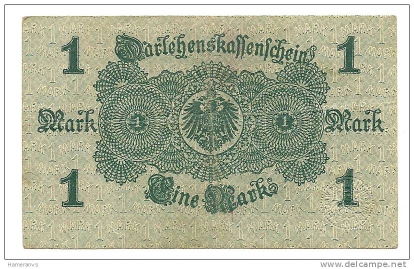 Germania 1  Marco 1914  - P. 51 - Retro Carta Verde - 50 Mark