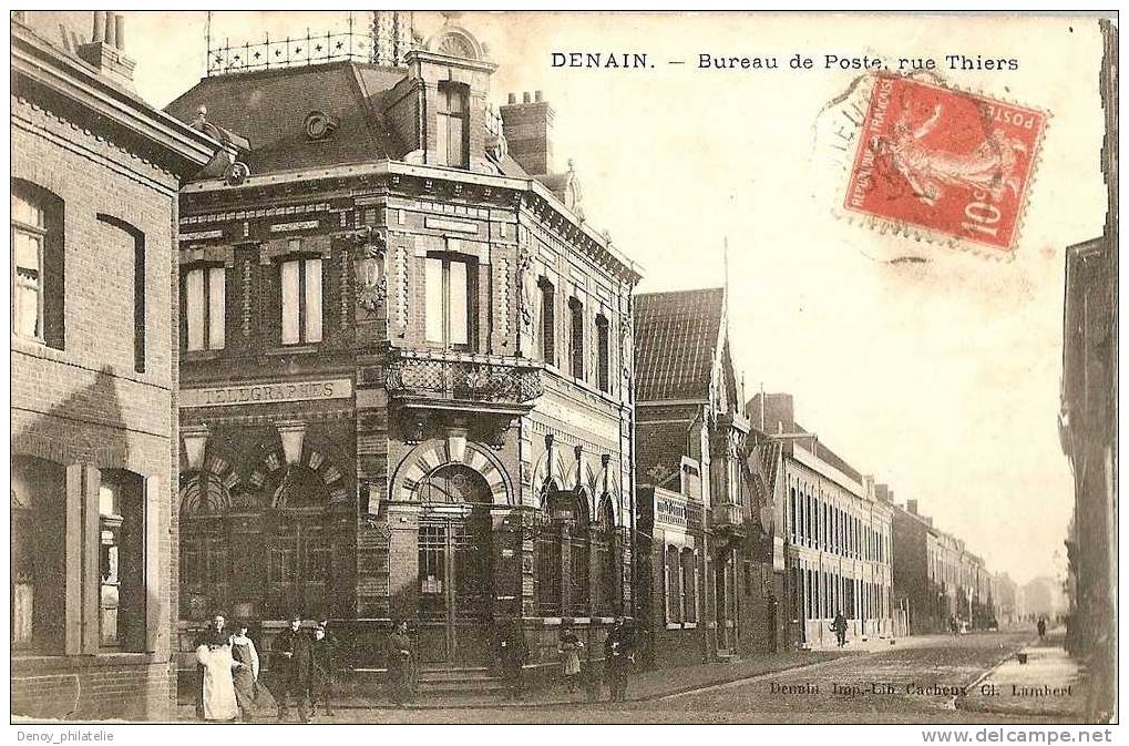 59/ DENAIN / BUREAU DE POSTE RUE THIERS - Denain