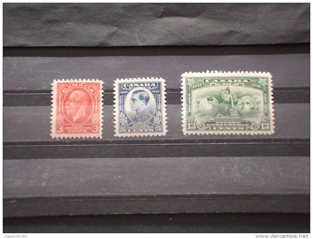 CANADA-1932 OTTAWA 3v.-NUOVI(++) - Unused Stamps