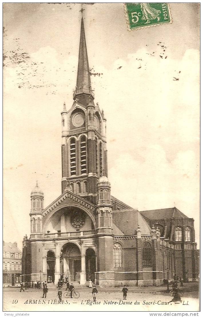 59 / ARMENTIERES / EGLISE NOTRE DAME DU SACRE COEUR - Armentieres