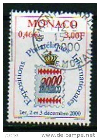 Monaco  Y&T  N°  2229  Oblitéré Cachet Rond - Usati