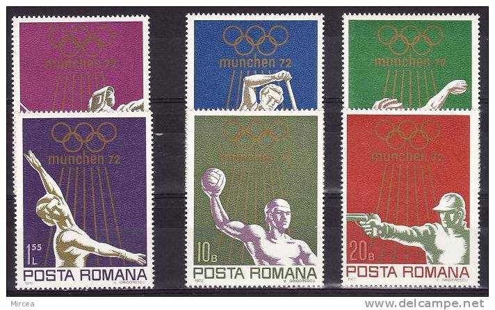 Roumanie 1972 - Yv.no.2698-703 Neufs** - Unused Stamps