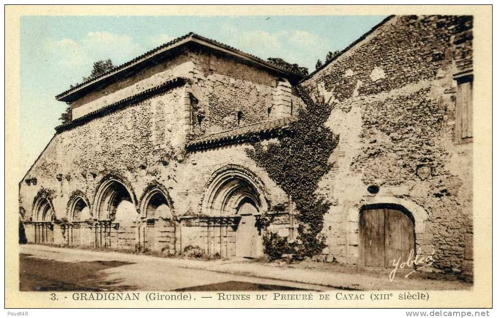 33 - GRADIGNAN - Ruines Du Prieuré De Cayac - Gradignan