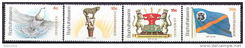 Bophutatswana 1977 Yv. 18-21 Independence MNH - Bophuthatswana