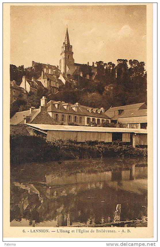 LANNION, Iglesia De Brelevenez, (Francia), Postal, Post Card, Postkarte - Lannion