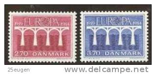 DENMARK 1984  MICHEL NO 806-807  MNH - Unused Stamps