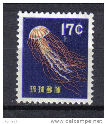 SS2634 - RYUKYU , Ordinaria N. 63  ***  Medusa - Ryukyu Islands