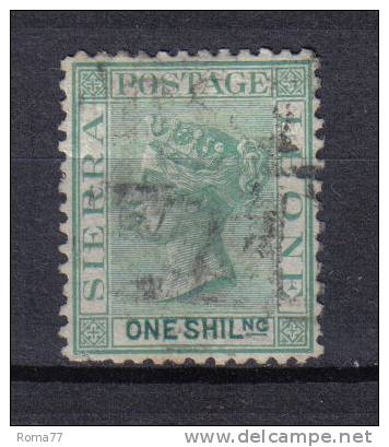 SS2635 - SIERRA LEONE , 1 Sc Gibbons N. 10 : Fil CC Sideways - Sierra Leona (...-1960)