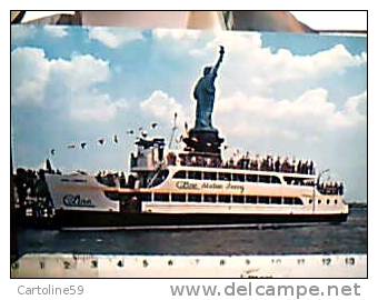 USA STATUE DE LA LIBERTE NAVE SHIP FERRY .MISS LIBERTY.circle Line Statue  N1965  CK5604 - Long Island