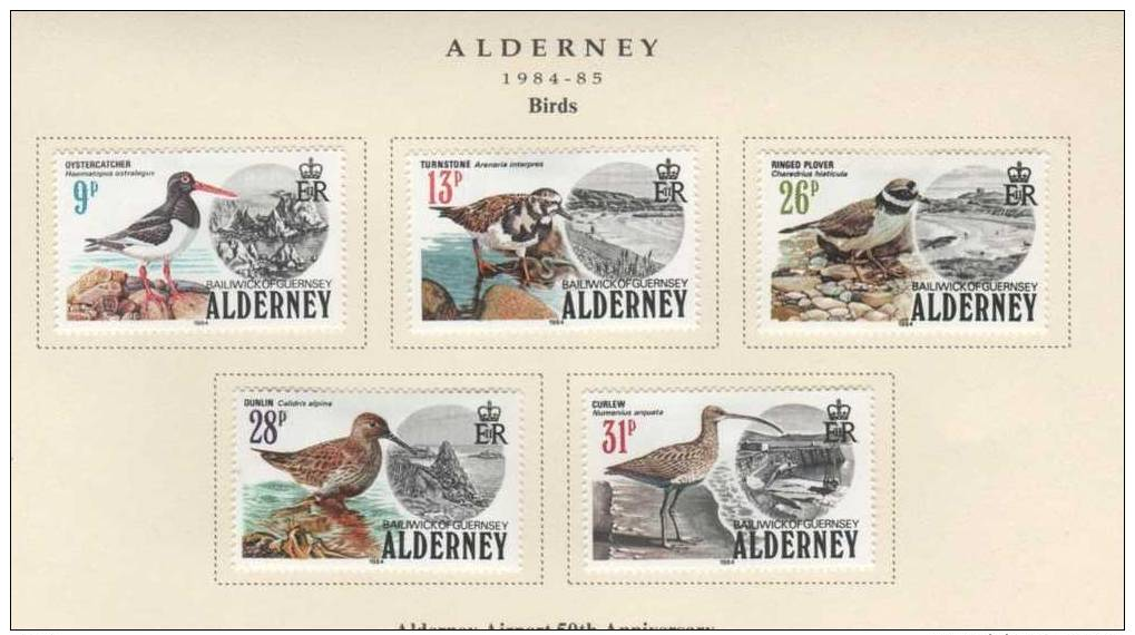 ALDERNEY...MH...1984-85 - Alderney