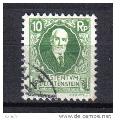 SS2644 - LIECHTENSTEIN 1925 , Il N. 72 Usato - Used Stamps