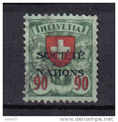 SS2641 - SVIZZERA 1924, Servizio N. 57 Usato - Servizio
